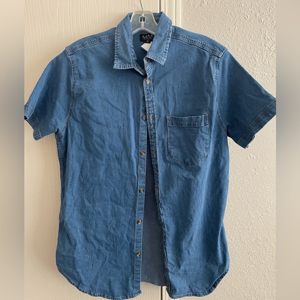 Boohoo Man brand vintage denim t-shirt